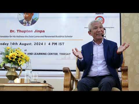 Dr Thupten Jinpa/Applying Buddhist Wisdom in Today's Complex and Globalised World 14th August 2024