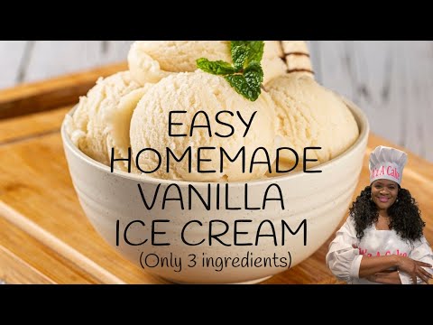 Easy Homemade Vanilla Ice Cream #fyp #foryou  #foryourpage #icecream #diy #vanilla