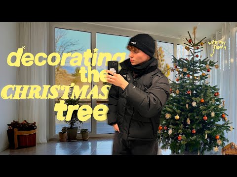 🎄getting a Christmas tree • decorating + wrapping presents – vlogmas ep11