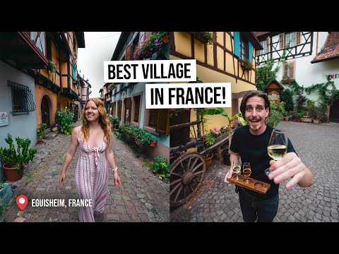 Exploring France’s MOST CHARMING Town! 🇫🇷 Food, Wine and City Tour of EGUISHEIM!