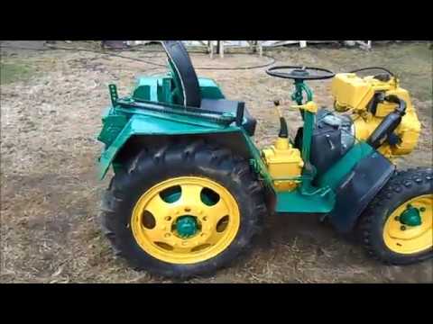 Обзор минитрактора с двигателем Lombardini.