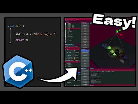 It's easy to make a game engine from scratch!
