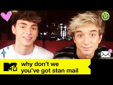 The Why Don't We Boys Read Some CUTE Fan Messages | You've Got Stan Mail | MTV Music