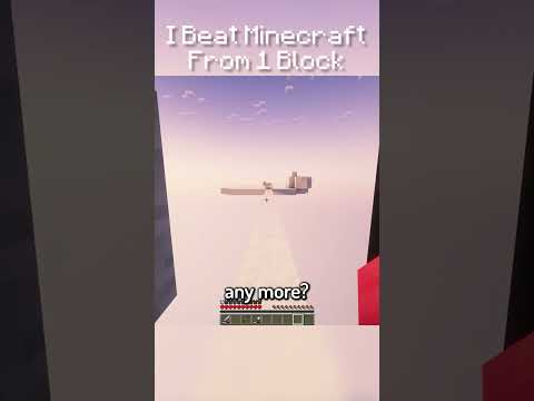 Part 12. I Beat Minecraft From 1 Block