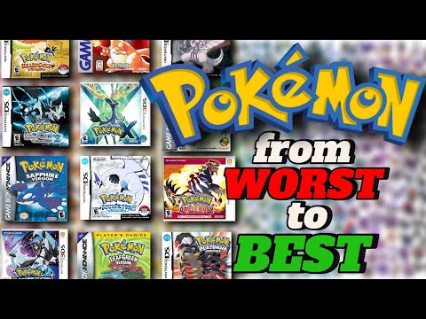 Ranking Every Pokemon Game From WORST to BEST