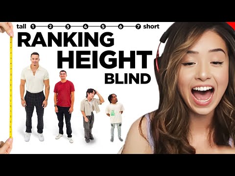 Pokimane Ranks Men Shortest to Tallest (Jubilee React)