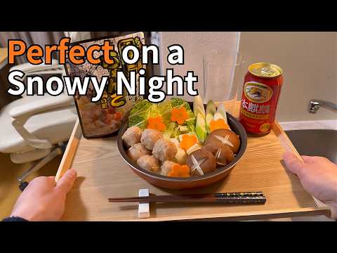 A Quiet Night in Japan: Salaryman’s Chanko Nabe on a Snowy Evening