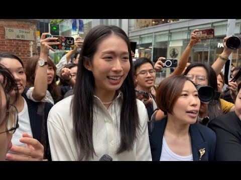立法會選舉提名  LIVE  |   巴黎奧運女子個人重劍金牌得主江旻憓報名參選 2025 年立法會換屆選舉   報名前會聯同支持者見記者   |  Channel WE HK