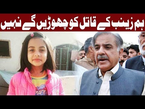 Shahbaz Sharif Shocking Statement on Zainab's Murder Case - Express News