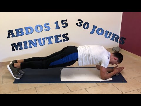 15 MIN D'ABDOS POUR UN VENTRE PLAT (30 JOURS)/15MIN HOME ABS WORKOUT