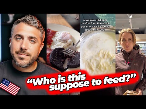 Americans are Shocked and Confused with European Food...
