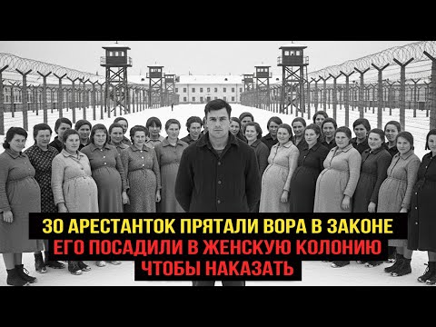 30 АРЕСТАНТОК ПРЯТАЛИ ВОРА В ЗАКОНЕ - Его посадили в женскую колонию чтобы наказать.