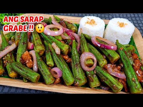 Sarap Grabe! Ganito Pala ang The Best na Luto sa OKRA! Napakadali Lang!!! 😮 | 2 RECIPES #okra