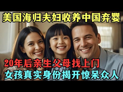 中国女孩出生3天被遗弃, 美国海归夫妇收养照顾, 20年后亲生父母找上门, 女孩真实身份惊呆众人!｜人间真情