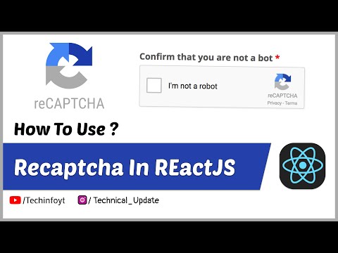 Recaptcha In React App | Google Recaptch Integration