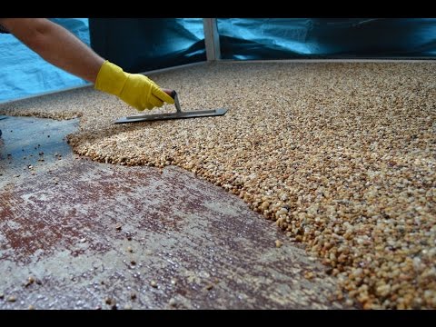 How-To Install Epoxy Natural Stone Flooring