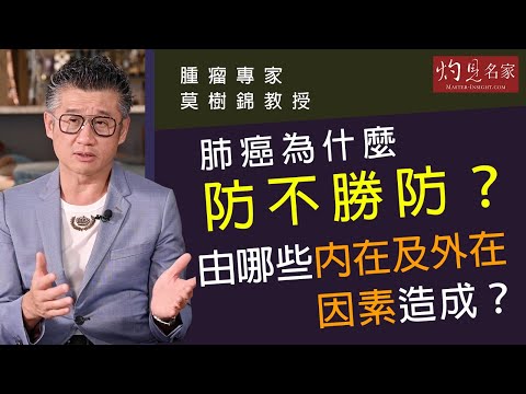 【字幕】腫瘤專家莫樹錦教授：肺癌為什麼防不勝防？由哪些內在及外在因素造成？《妙手仁心》 （2021-08-21）