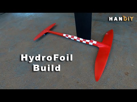 DIY Hydrofoil Construction - Red Rocket V7
