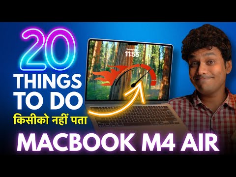 M4 Macbook Air FIRST 20 THINGS TO DO - Hidden Features, Setting In Hindi