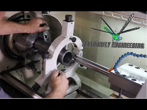 Stoker Steam Engine Valve Sleeve lathe turn