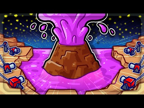 Destroying A VENOMOUS VOLCANO in Creeper World 4