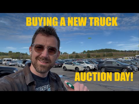 Buying a new truck at a dealer auction!