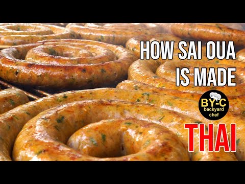 SAI OUA - The Making of SAI OUA – a seriously tasty herb filled SAUSAGE Northern Thailand