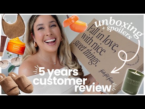 FABFITFUN FALL 2024 UNBOXING + 5 YEARS CUSTOMER REVIEW : ALL SPOILERS for EACH CUSTOMIZATION