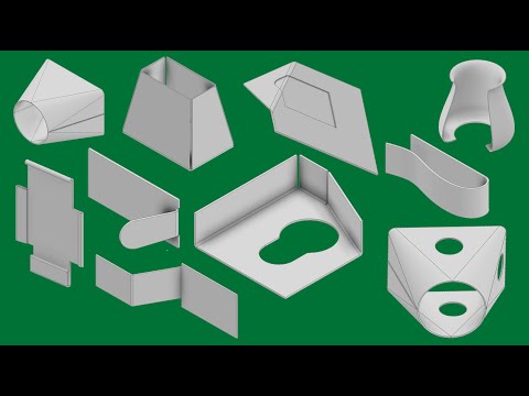 Tutorial Inventor - 035 SHEET METAL - Tools
