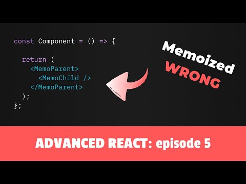 Mastering memoization in React - Advanced React course, Episode 5