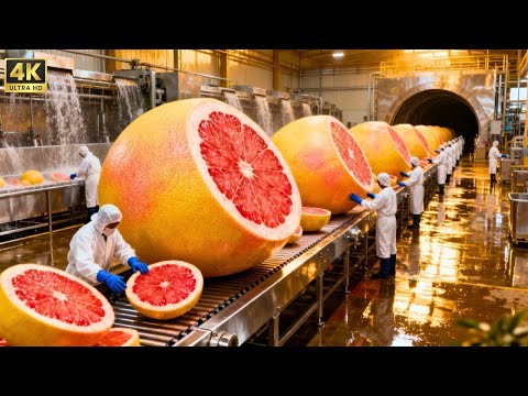 I Toured a Grapefruit Juice Factory and Here's What I Found