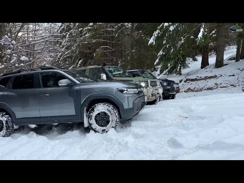 Duster 2025 vs Mitsubishi Pajero vs Suzuki Jimny Snow Off Road