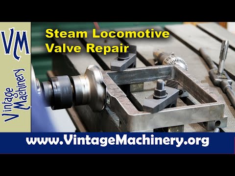 Vulcan Steam Locomotive Repair - Machining a New Steam Chest Valve Yoke
