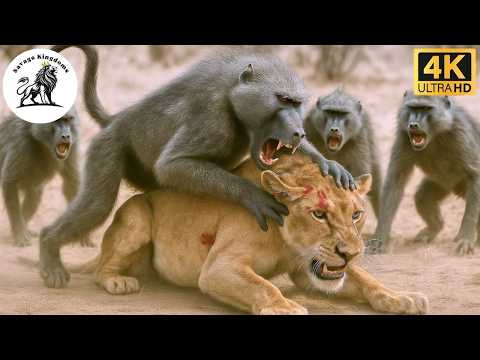 A Baboon Troop Surrounded by Predators — Is There a Way Out? #animaldocumentary | Savage Kingdoms