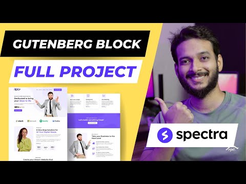 Part 1: Figma To Gutenberg Using Spectra Block Editor & Astra theme full Project.