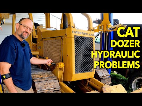 D3 Dozer Hydraulic Repairs.  Re-pack. Re-rod. CAT D3 Bulldozer.