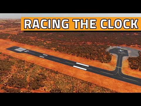 Paving a Remote Australian Airport Runway Overnight!