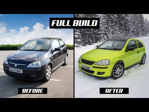 FULL BUILD - MODIFYING A VAUXHALL CORSA THEN WRAPPING IT MYSELF