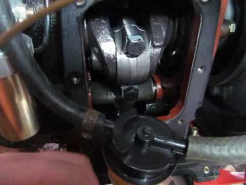 oil filter in a heavy-duty 10 hp walk-behind tractor