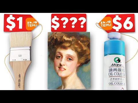 I Tried Copying a Masterwork with Temu Oil Paints