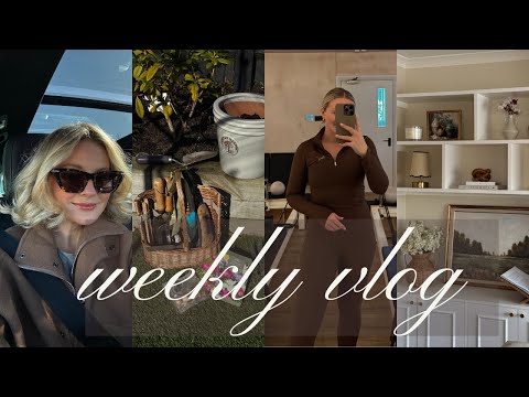 SPEND THE WEEK WITH ME, GARDENING, HOME UPDATES,  TRYING NEW DYSON AIRWRAP / LAURA BYRNES