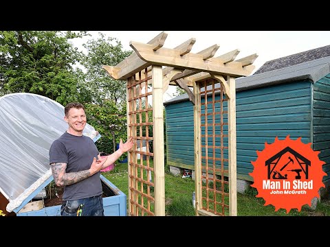 Beautiful DIY Garden Arbour/Arch– Beginner Friendly & Built to Last
