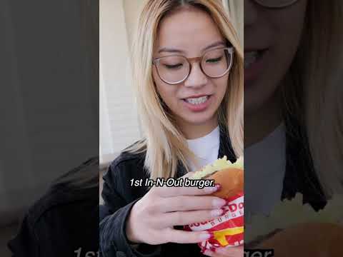 German Viet Girl First Time Trying In-N-Out in AMERICA!