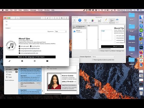 How to add a HTML signature in Apple Mail or Mac mail