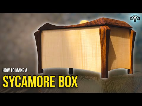 Seamless Curves: Figured Sycamore & Ovangkol Keepsake Box Build - Woodworking
