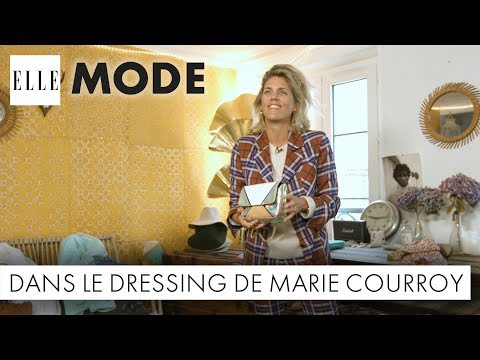 In the dressing room of Marie Courroy, the creator of Modetrotter