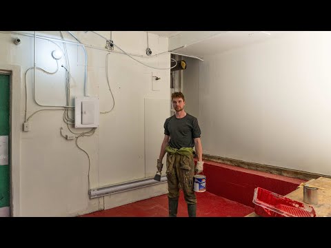 Painting a 100 year old boiler room until it stops creeping me out | no. 18