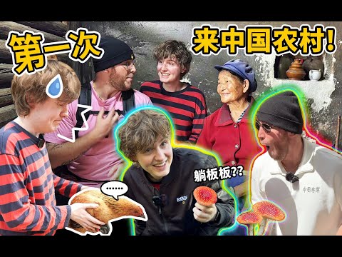 请外国网红第一次去中国农村，结果美哭了