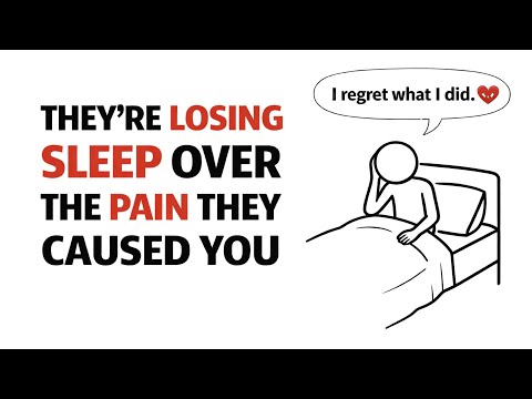 THEY’RE LOSING SLEEP OVER THE PAIN THEY CAUSED YOU  | AVOIDANT PHILOSOPHY