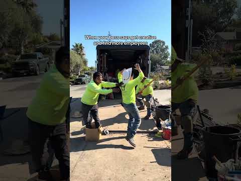 When your boss says get creative and find more employees… #Shorts